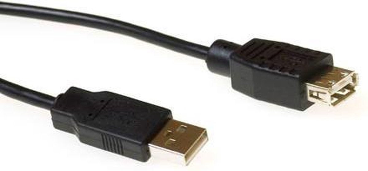 Intronics - USB 2.0 A Male naar USB 2.0 A Female - 3 m