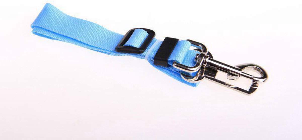 honden auto veiligheidsgordel / verstelbare tussenlijn licht blauw