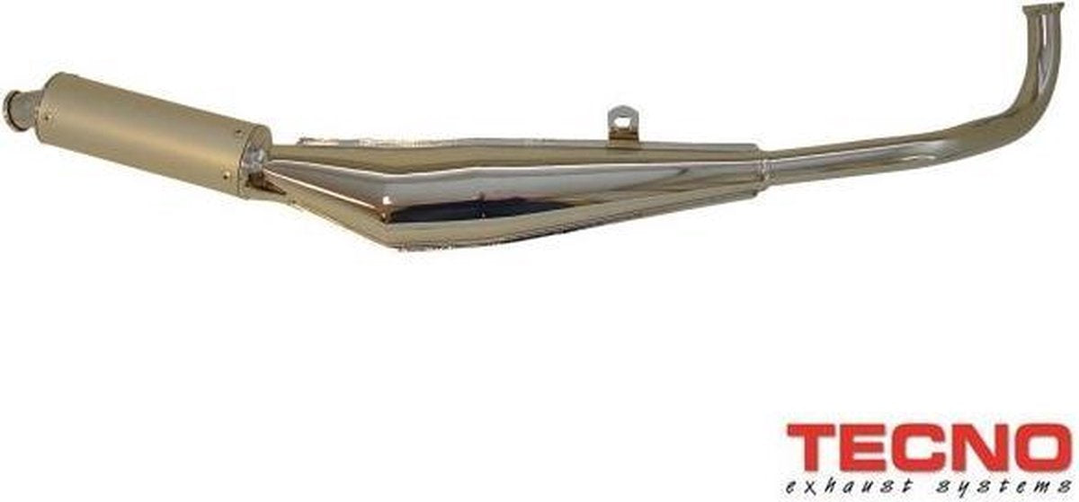 Tomos demper chroom/alu bullet to20003