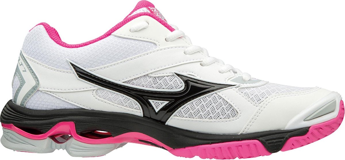 Mizuno Wave Bolt 7 Women Wit / Roze maat 40