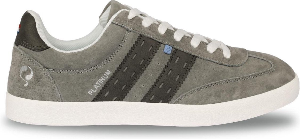 Heren Sneaker Platinum  -  Lichtgrijs/Donkergrijs