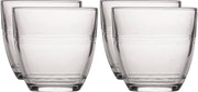 12x koffie/espresso glazen Gigogne transparant 220 ml - Espresso glazen  van glas 220 ml
