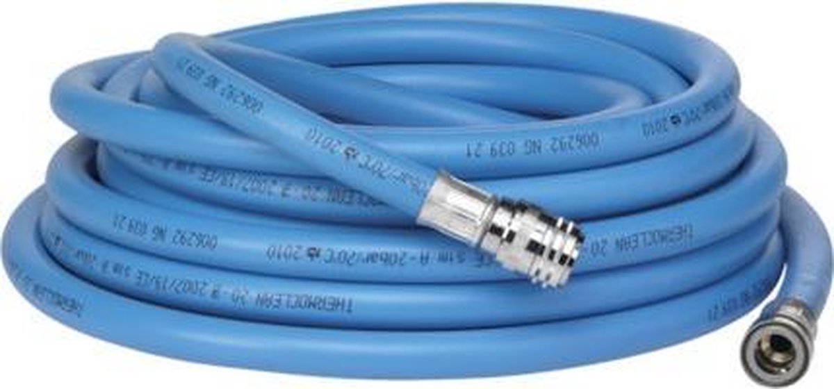 Vikan 93353 heetwater slangenset 10mtr blauw