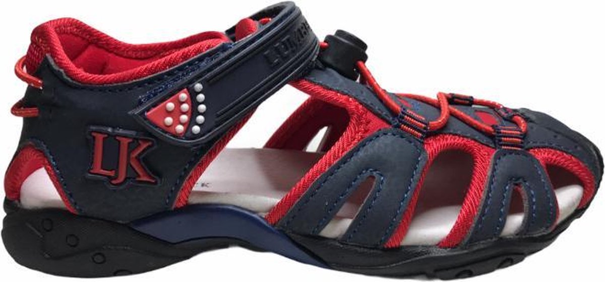 Lumberjack velcro gesloten sandalen Wild navy rood mt 31