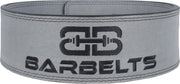 Barbelts lever belt 10mm - powerlift riem - grijs - S
