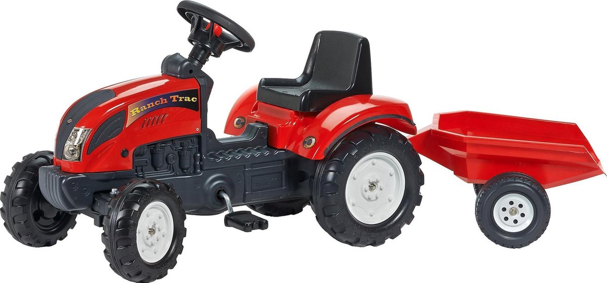 Rijdend | Tractoren & Accessoires - Tractor Trac Set Rood 2/5