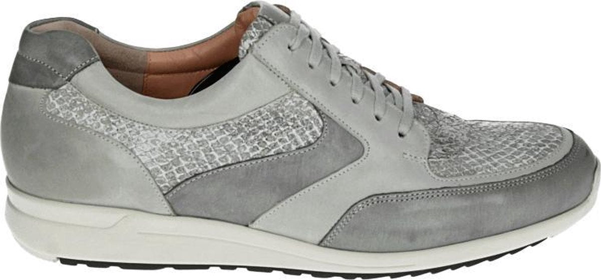 Durea 6194 G - Volwassenen Dames sneakersDames veterschoenen - Kleur: Grijs - Maat: 40.5