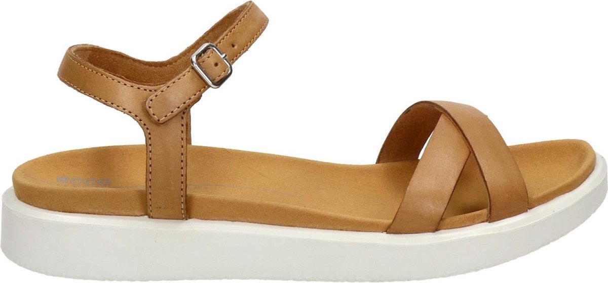 Ecco Yuma dames sandaal - Cognac - Maat 42