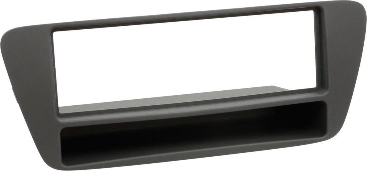 1-DIN Paneel met aflegbakje. Audi Q3 2011-2019 Kleur: Zwart