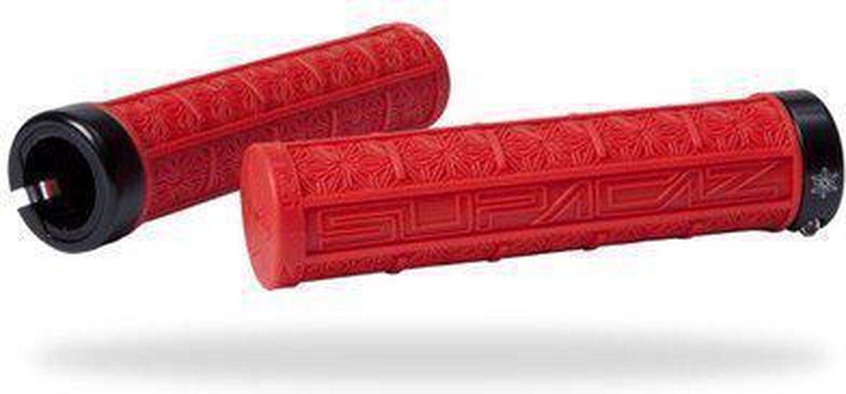 SUPACAZ GRIZIPS Neon - Handvatten - MTB - Lock-on -