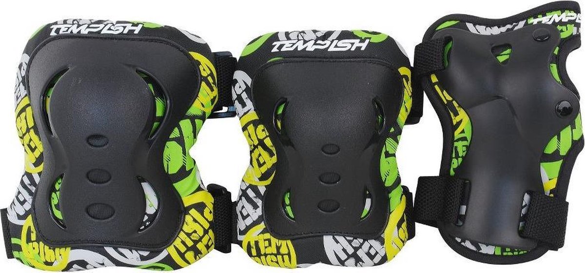 Tempish Fid 3-pack Skate Bescherming Kinderen - S - Zwart