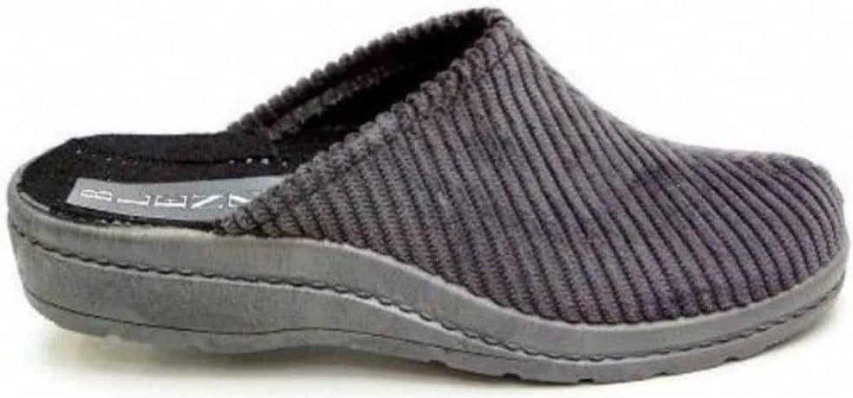 Blenzo - Pantoffels Heren - 6802 - Corduroy - Muil - Grijs - Maat 40