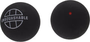Unsquashable Squashballen Rode Stip Zwart 2 Stuks
