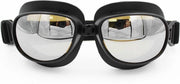 Zwarte vliegeniersbril donker glas