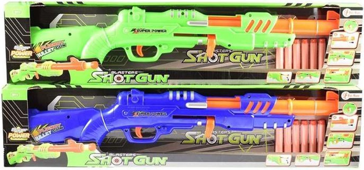 Shotgun met 6 foampijlen