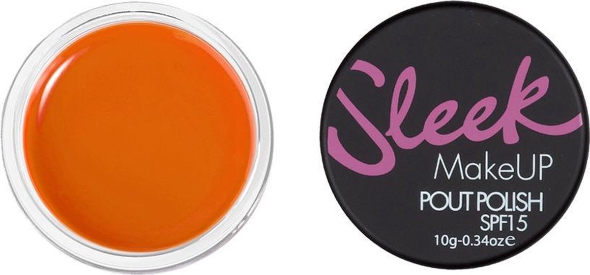 Sleek Pout Polish Lip Balm Electro Peach