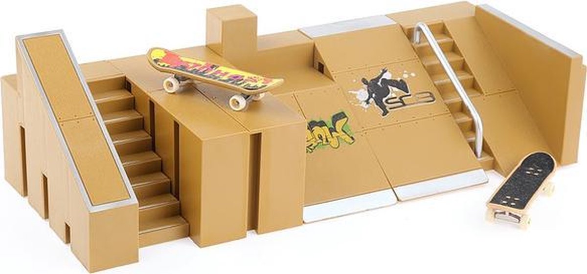 Happy products - Fingerboard - Vinger skatepark - mini skateboard vingers - speelgoed cadeau