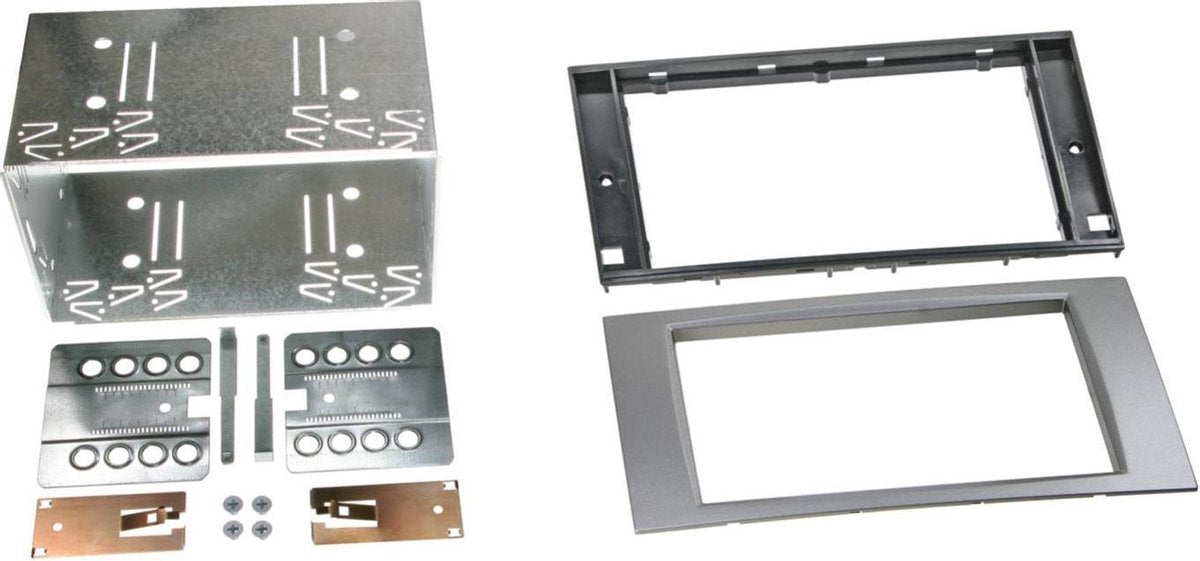 2-DIN Paneel diverse Ford modellen - kleur: Zilver