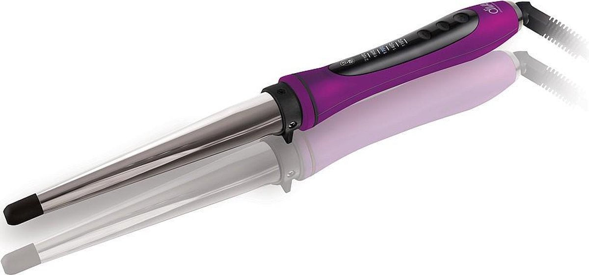 Diva Curlers Feel The Heat Intelligent Digital Wand Krultang Art.455 13mm-25mm Rebel Edition 1stuks