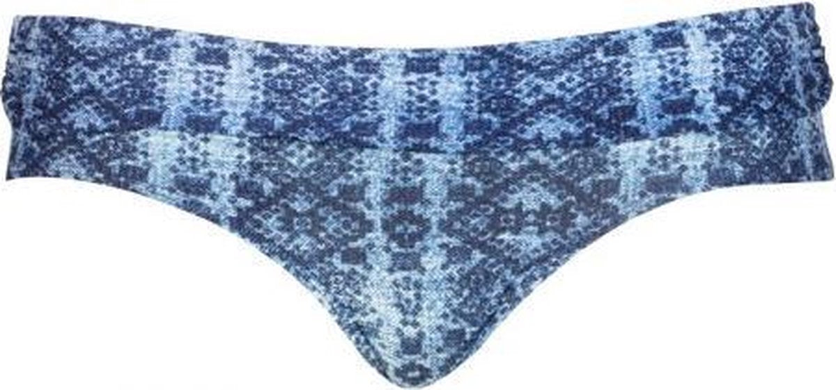 Lingadore Indigo Short met Omslag - jeans print - 38