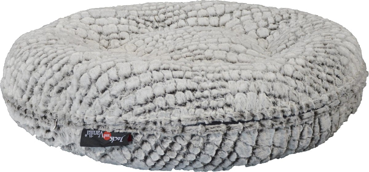 Jack and Vanilla Puff hondekussen - hondenpoef - 70 cm - Snakeskin