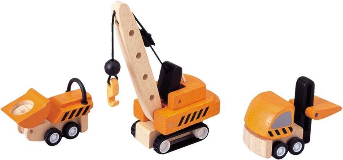 PlanToys - Bouwvoertuigen