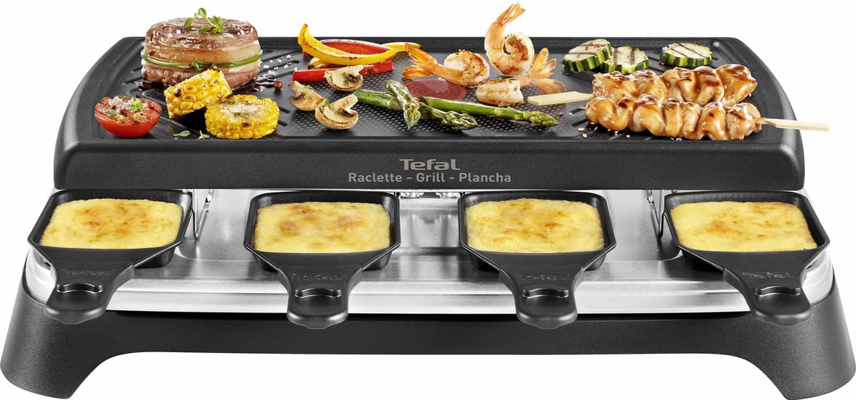 Tefal gourmetstel - 8 Smart RE4598 - Raclette