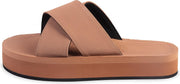 Indosole Platforms Dames Slippers - Bruin - Maat 39/40