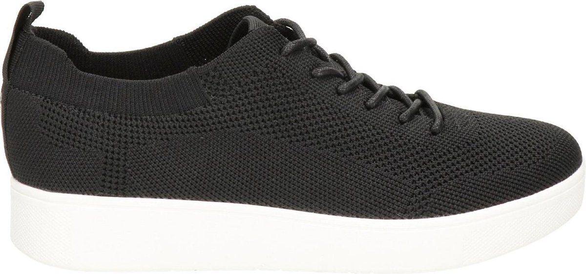 FitFlop  Vrouwen Sneakers -  Royal tonal knit - Zwart - Maat 42