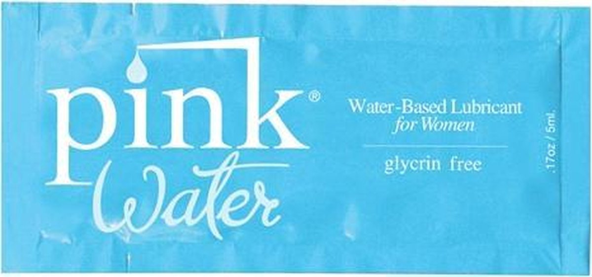 Pink Water Op Waterbasis - 5 ml - Glijmiddel
