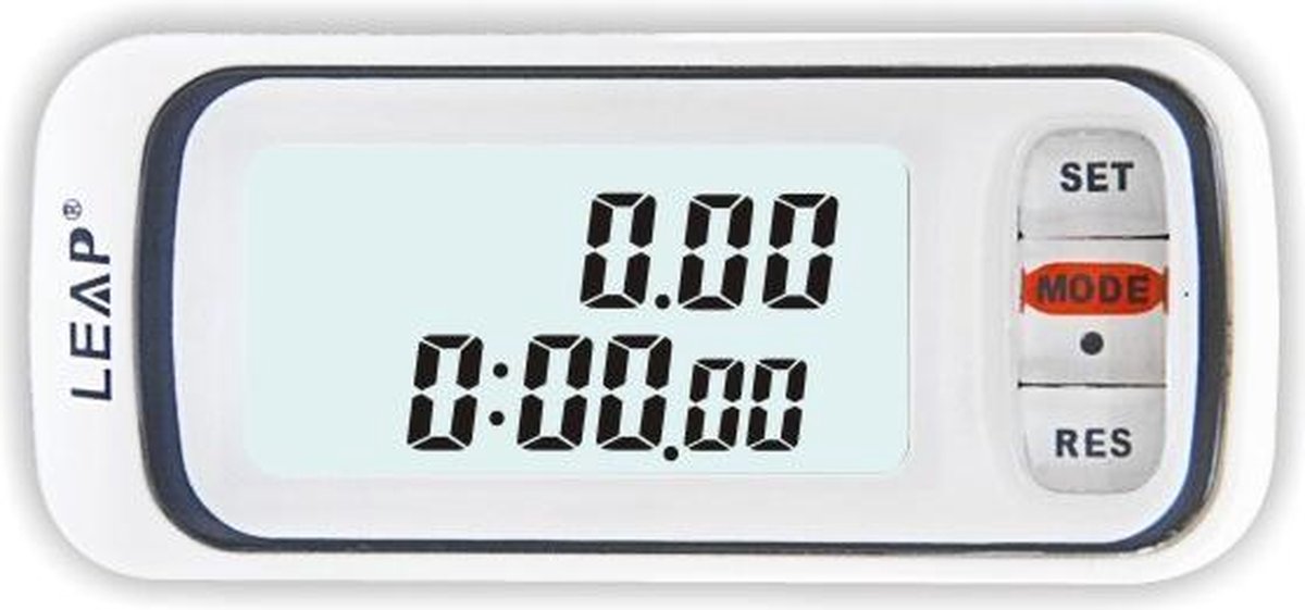 Stopwatch met 3D stappenteller - Stopwatch - 7 daags geheugen - Inspanning meten