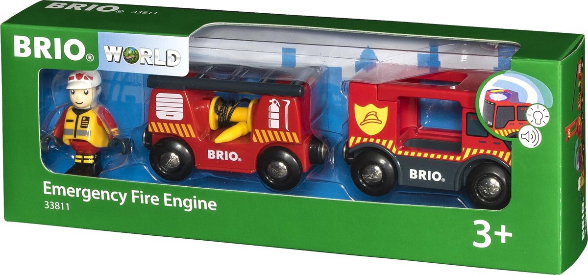 BRIO Brandweer locomotief - 33811