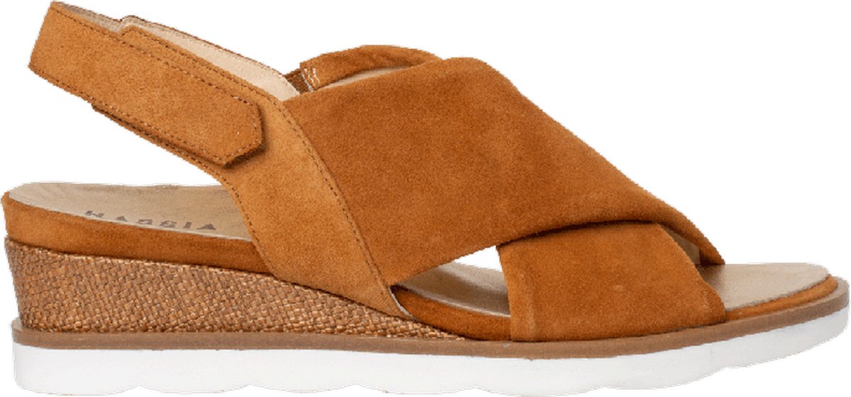 Hassia Riva comfort Sandaal Hazelnoot : Maat 37