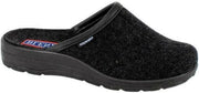 BLENZO - Sloffen Heren - Pantoffels Heren muil kortharig wol - zwart - 7828 - Maat 40