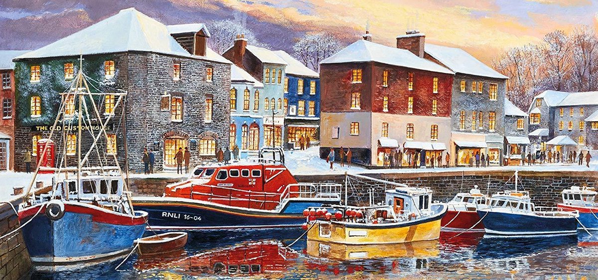 Gibsons puzzel Padstow in Winter - 636 stukjes