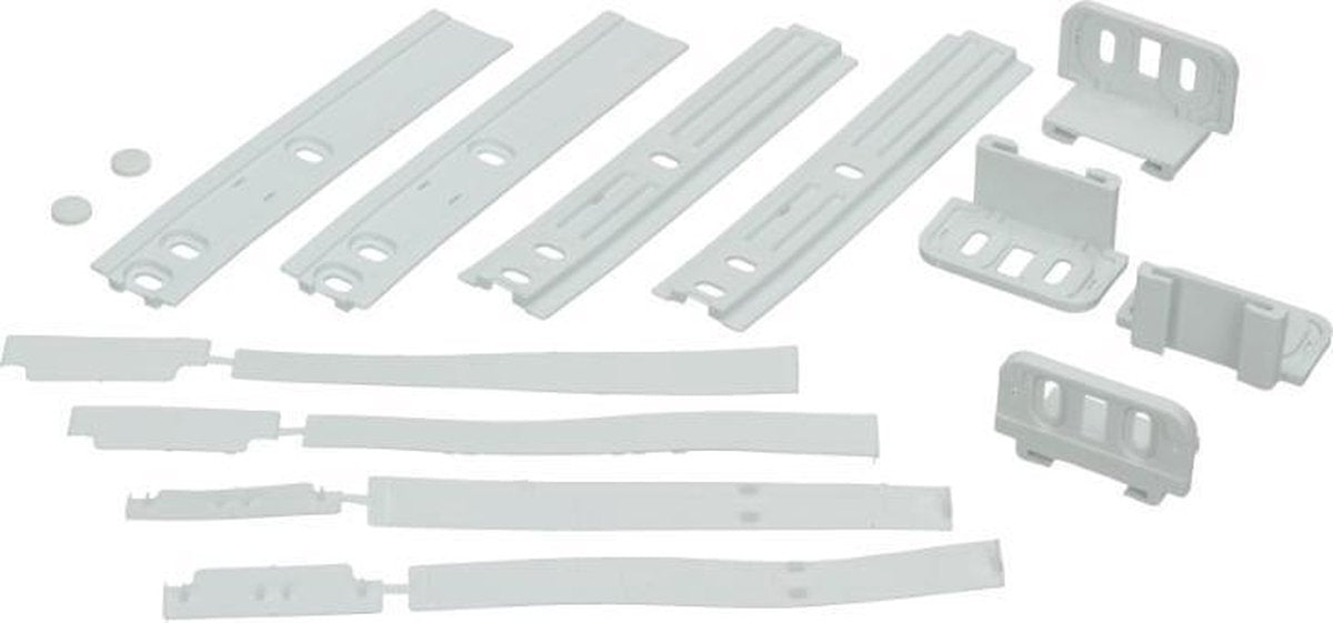 Whirlpool Geleider deurgeleider koelkast  - 4 stuks  - geleiderset geleider van deur koelkast bevestiging voor Ikea Etna Ignis Philips Atag Smeg Bauknecht Whirlpool