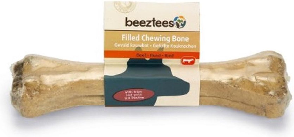 Beeztees gevuld kauwbot met pens. - 1x 20