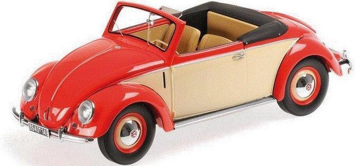 Volkswagen Beetle Convertible Hebmüller 1949 - 1:18 - Minichamps
