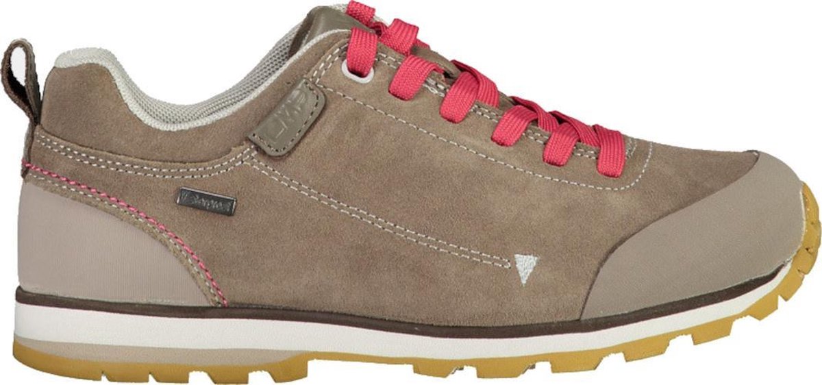 Cmp Wandelschoenen Elettra Dames Leer Bruin/rood Maat 41