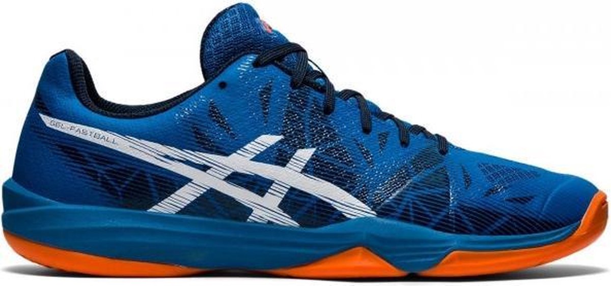 ASICS Gel-Fastball 3 - blauw/oranje - maat 46.5