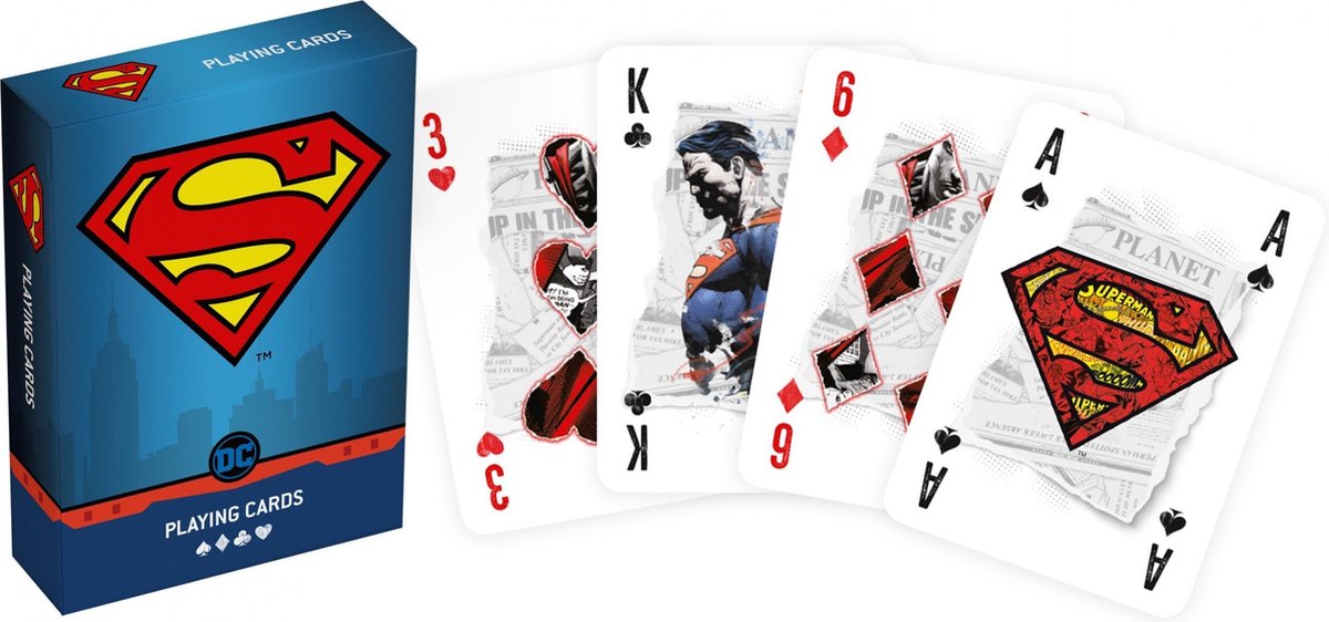 Cartamundi Speelkaarten Dc Comics Superman 8