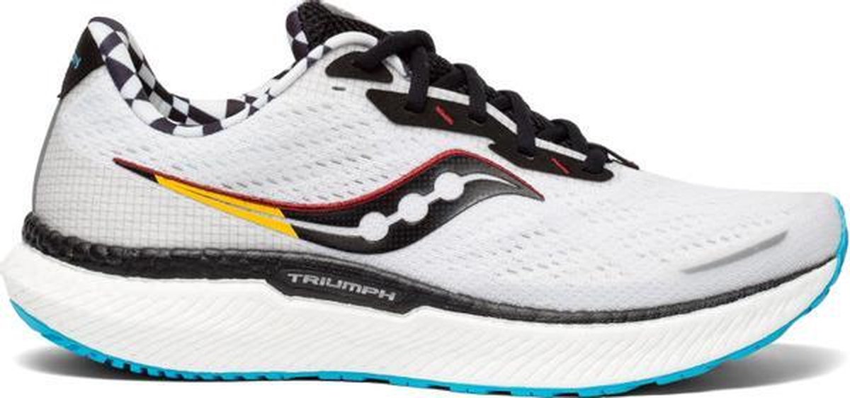 Saucony Triumph 19 Heren - wit/zwart - maat 46