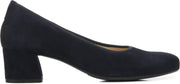 Hassia Vrouwen Suède  Pumps / Damesschoenen Blokhak hoogte 5 - 5.5 cm   - 304902 - Blauw - Maat 41