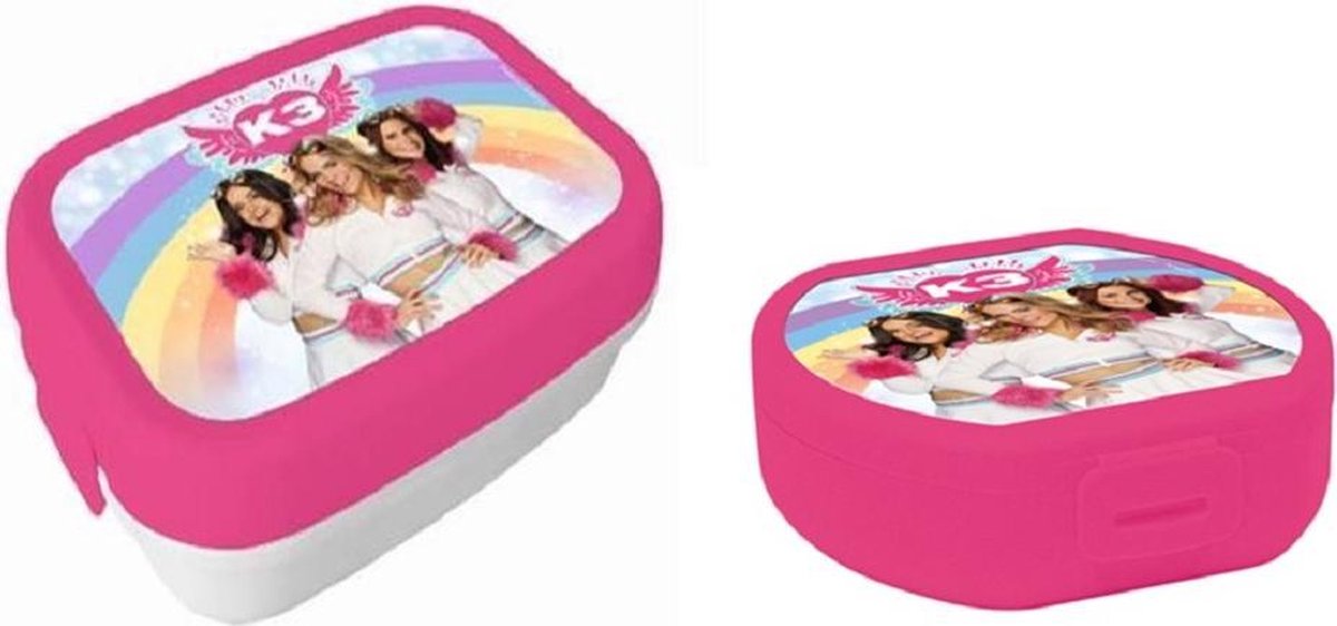 K3 Voordeelset Koekendoos en Lunchbox Roze