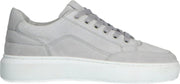 Manfield - Dames - Grijze suède sneakers - Maat 38