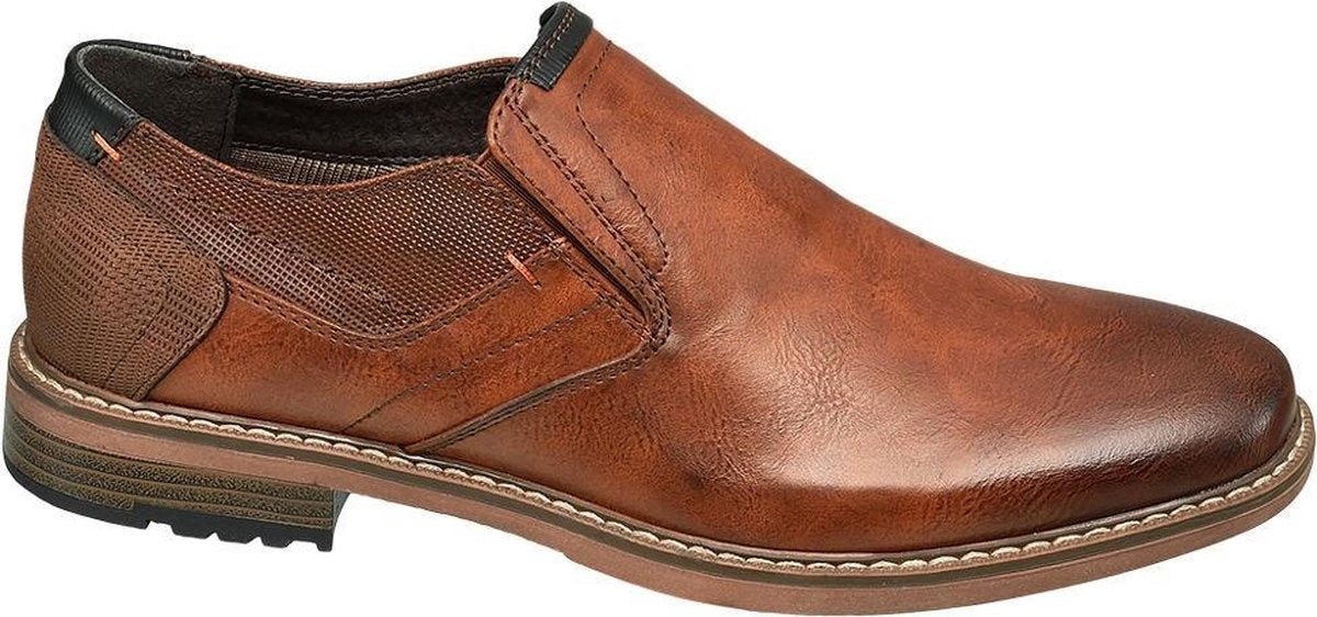 Memphis One Heren Bruine instapper - Maat 40