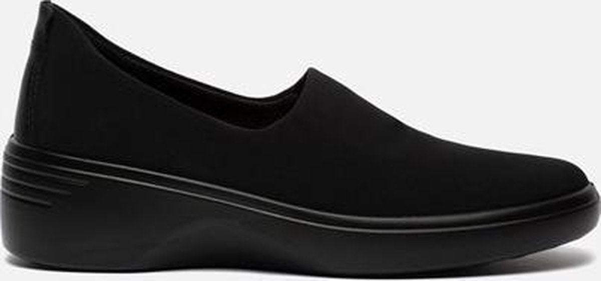Ecco Soft 7 Wedge instappers zwart - Maat 40
