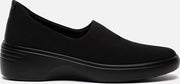 Ecco Soft 7 Wedge instappers zwart - Maat 40