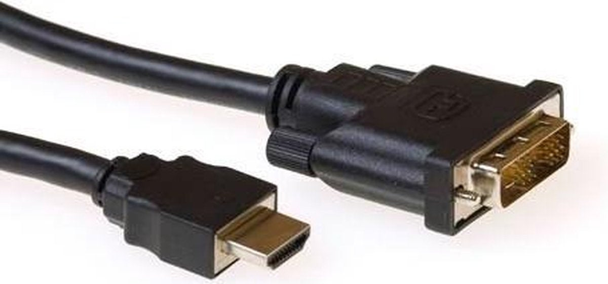 Intronics - HDMI naar DVI-D kabel - 2 m - Zwart