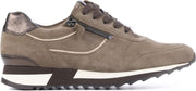 Hassia Vrouwen Suède Lage sneakers / Damesschoenen 302022 - Taupe - Maat 40.5